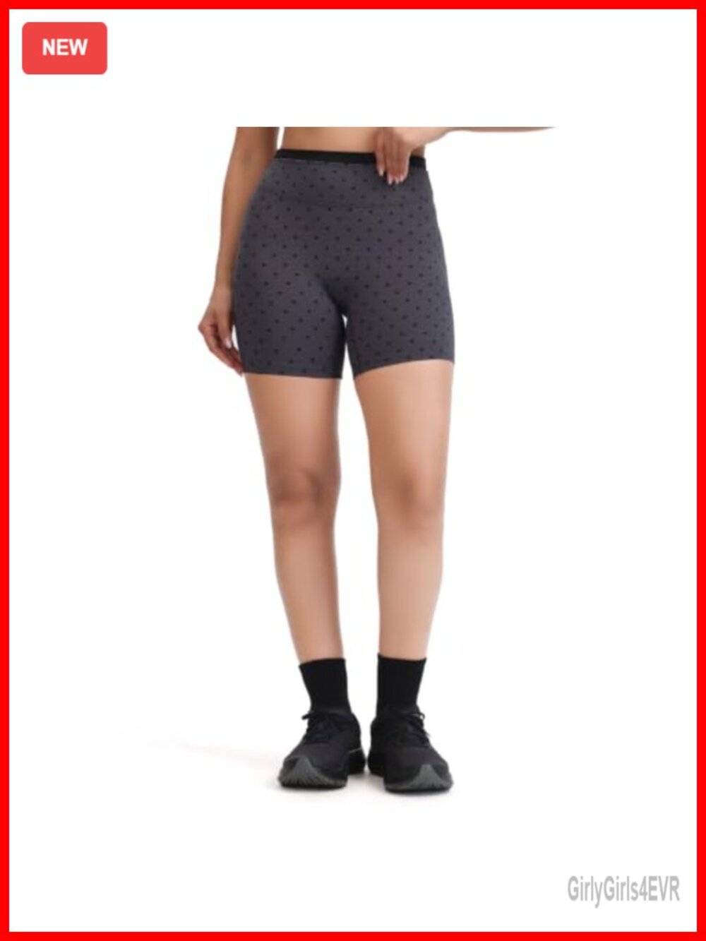 Dual Layer High Waist Biker Shorts Buttery Soft Gym Workout